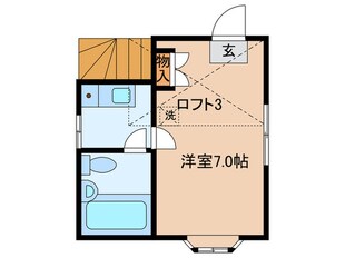 ハイツリー東野川の物件間取画像